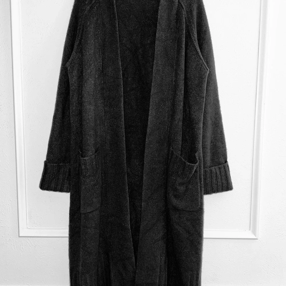 Naked Cashmere - TILYN LONGLINE CASHMERE CARDIGAN - Gray - Picture 3 of 9